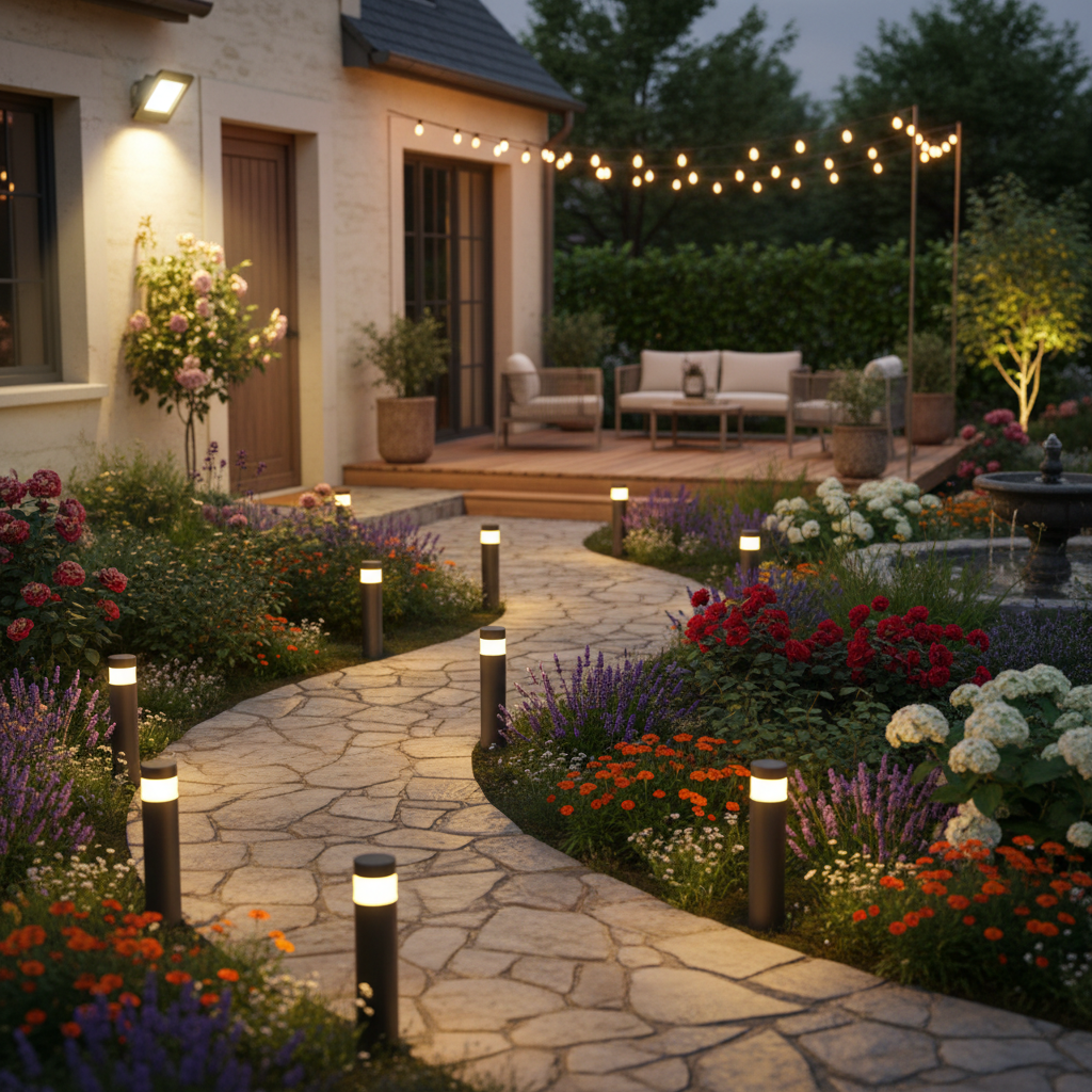 Solar Garden Lighting: Which Lamp for Each Zone?