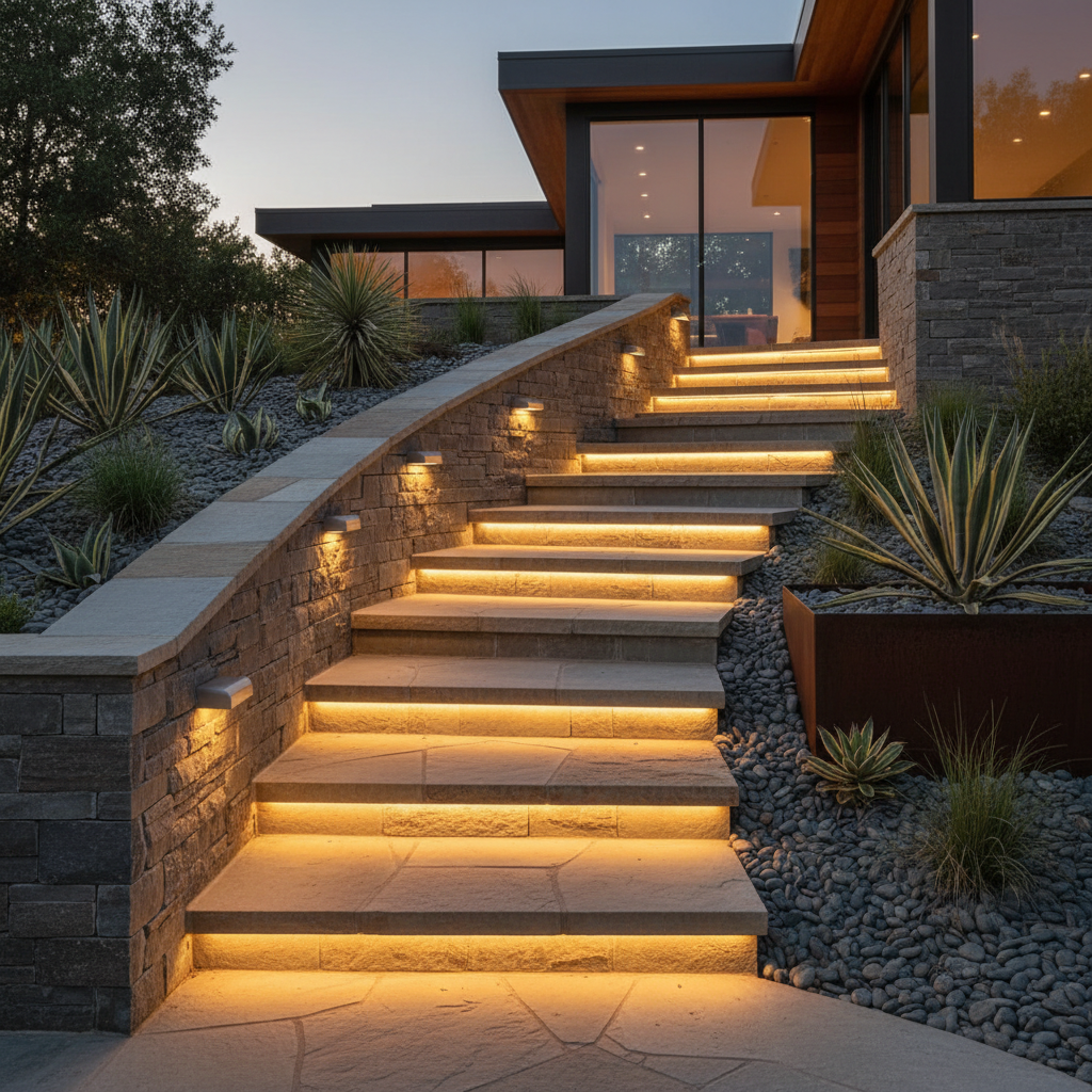 Outdoor Stair Lighting: 3 Top Solutions