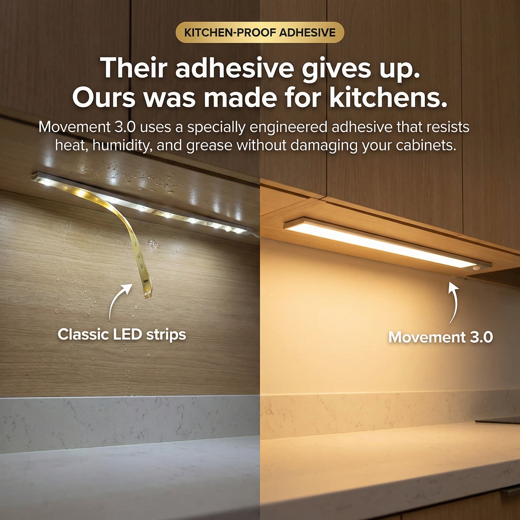 Movement 3.0™ | Wireless Under Cabinet Lighting
