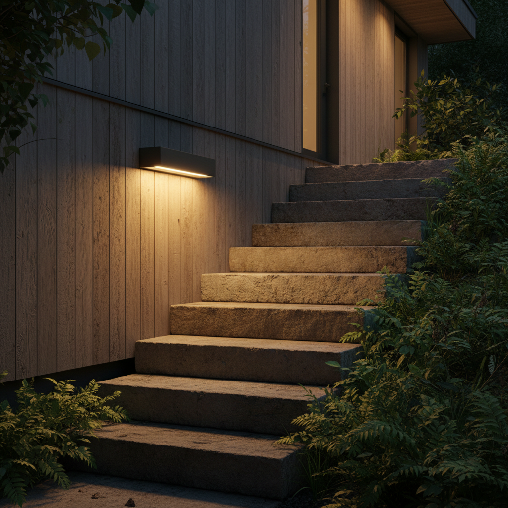 Outdoor Stair Lighting: 3 Approaches Compared
