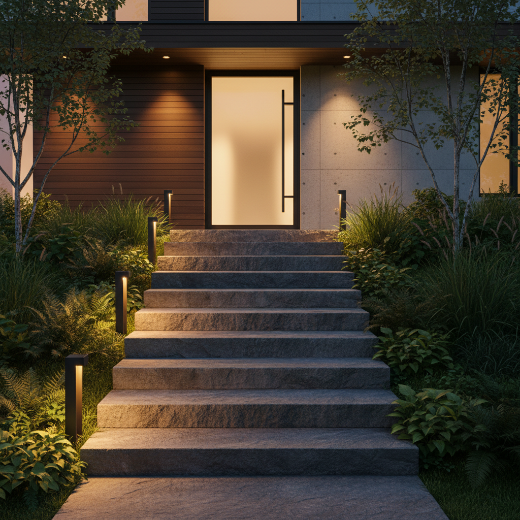 Outdoor Stair Lighting: 3 Solutions for Safety