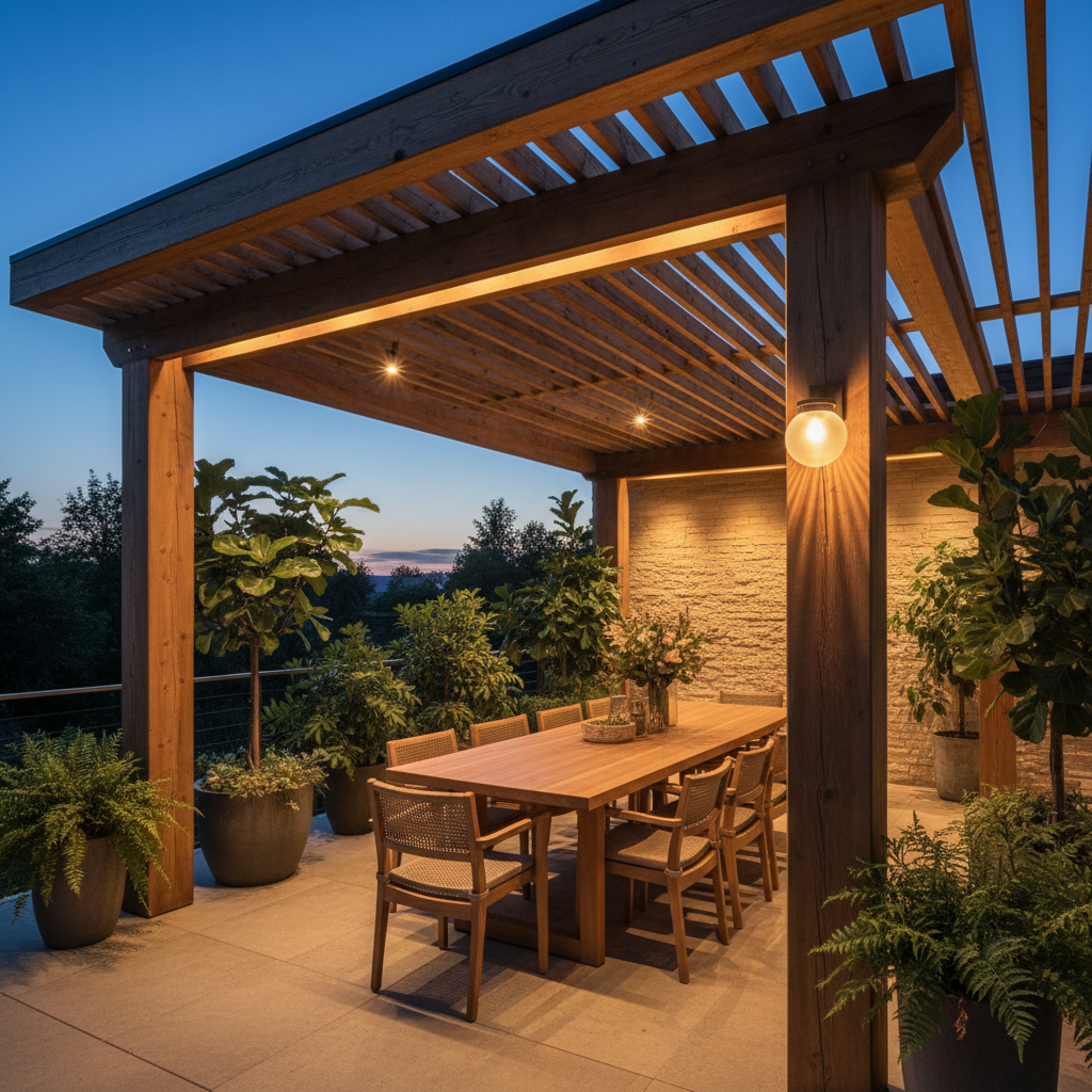 Covered Patio Lighting: Wireless Solutions