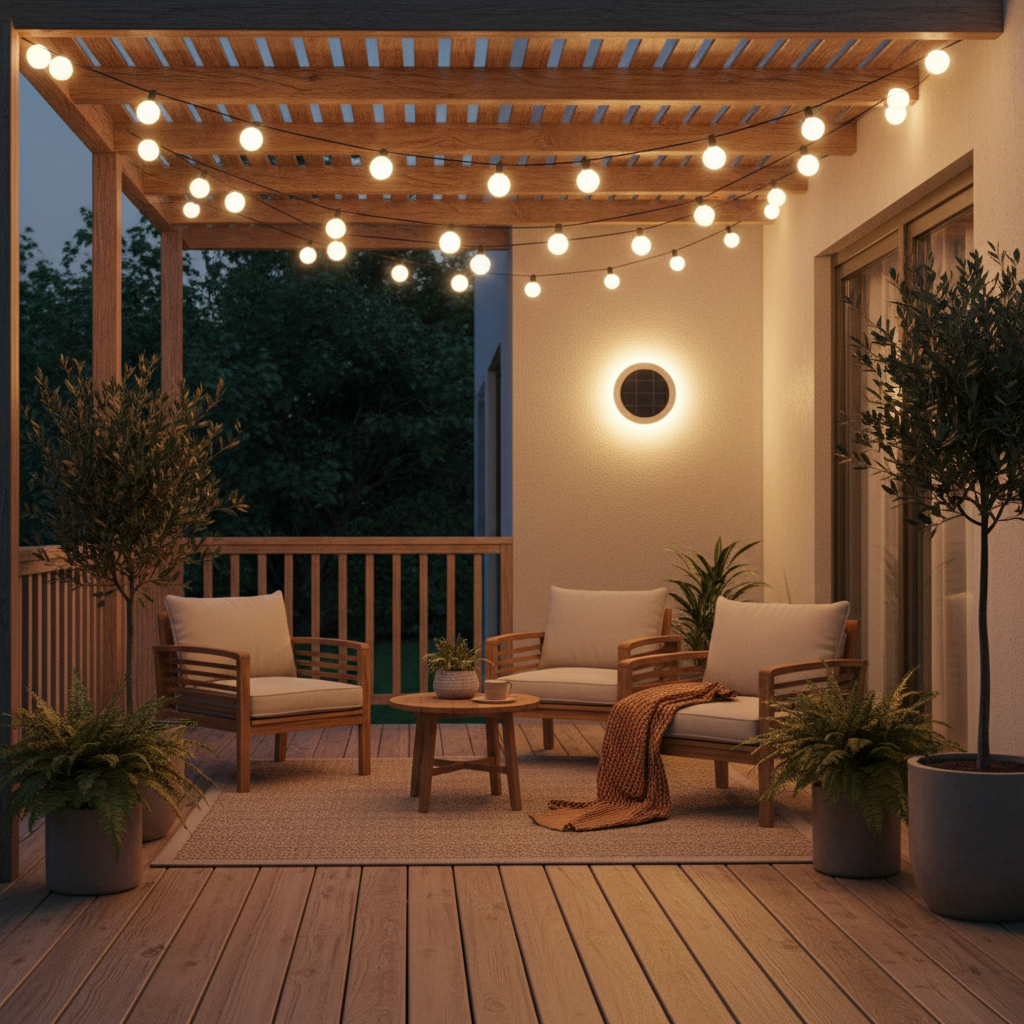 Wood Deck Lighting: No-Drill Solutions