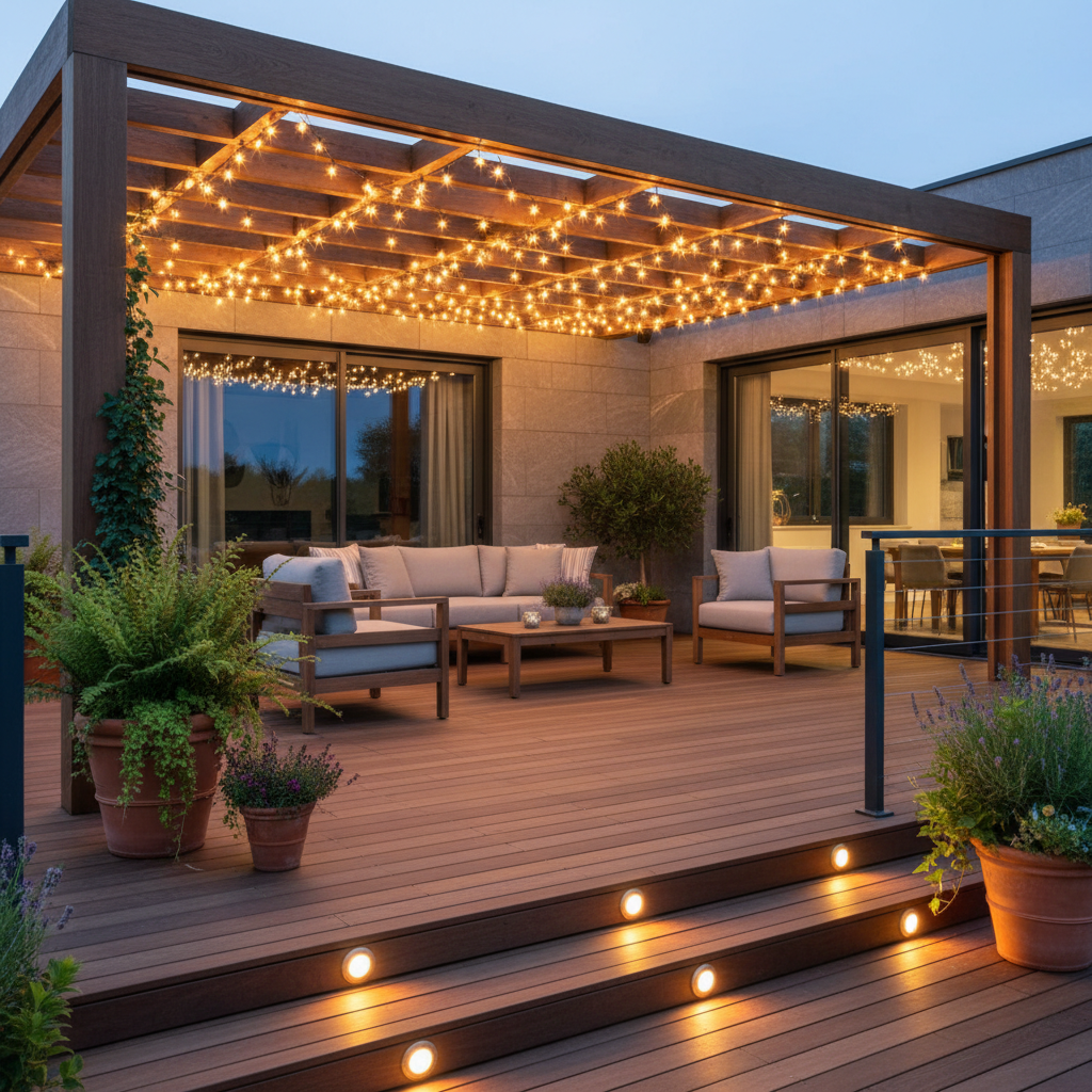 LED Patio Lighting: 3 Approaches for a Perfect Ambiance