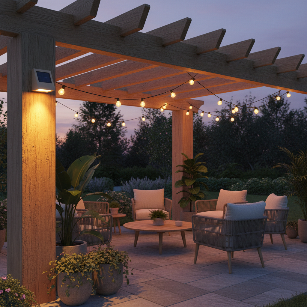 Solar Pergola Lighting: The Roof Trap and How to Avoid It