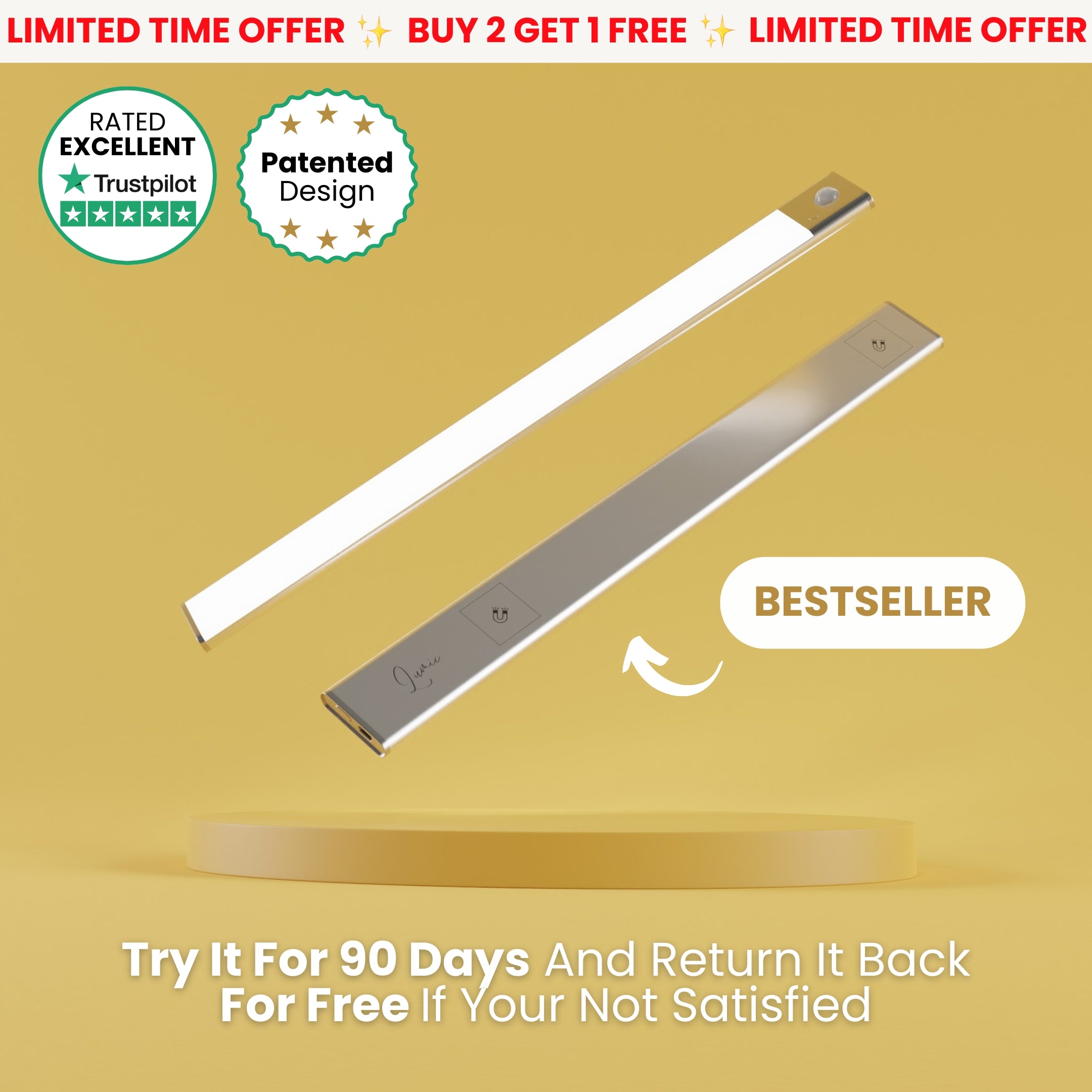 Movement 3.0™ | Wireless Under Cabinet Lighting