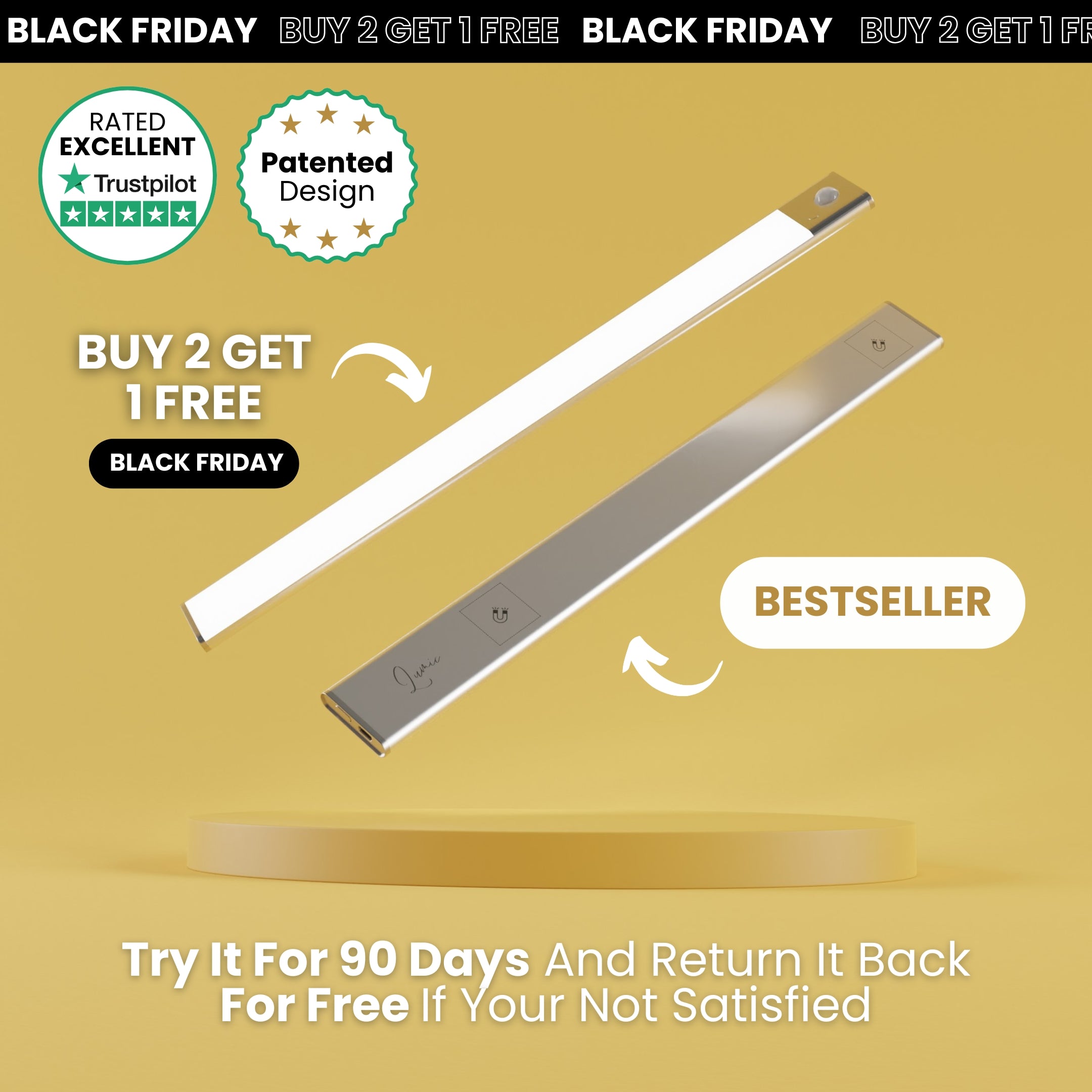 Movement 3.0™ | Wireless Under Cabinet Lighting