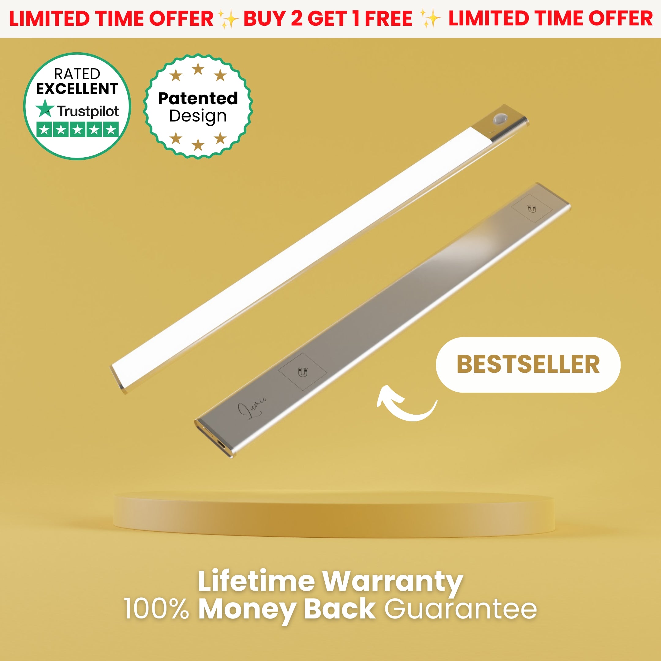 Movement 3.0™ | Wireless Under Cabinet Lighting