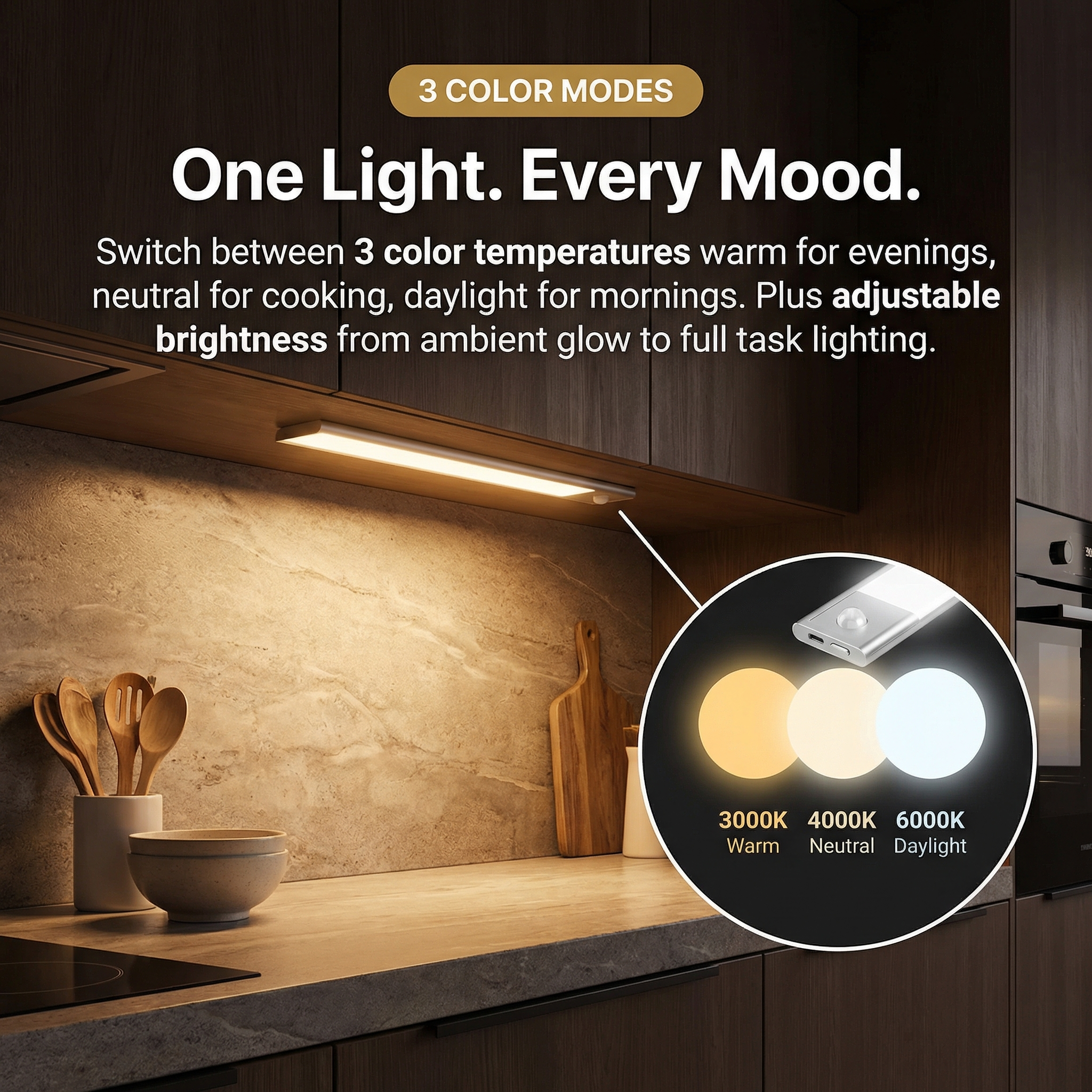 Movement 3.0™ | Wireless Under Cabinet Lighting